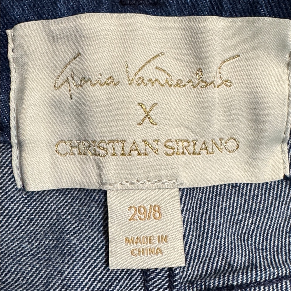 Gloria Vanderbilt x Christian Siriano Alfie High-Rise Wide Leg Jeans Size 29 - Picture 3 of 6